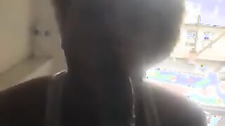 Transgender Crackhead BJ in Public Stairwell