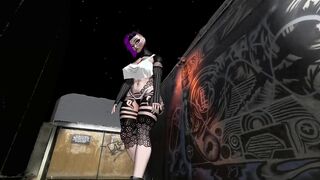 Thick futa dances and strips