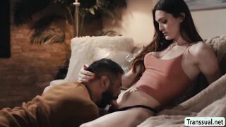 TS stepteen analed her experimental stepdady