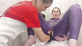 Latex tranny medfet enema