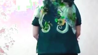 Short Robe Attractive Sexy Ladyboy Big Bum Shemale White Natural Blonde Chic