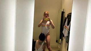 Sucked off a Translady in a Dressing Room