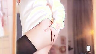 Lush Japanese Sissy with chastity