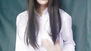 男の娘オナニー Oriental crossdresser teasing