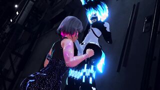 CYBER DATE MILKS FEMBOY IN IN THE PAST ALLEY [RileyZenko ft.pushes on TishVR]