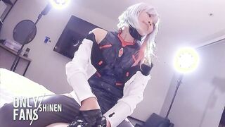 【Cyberpunk】✨POV Uniform Sex  with Lucy,moves ahead Phat Ladyboy Cosplayer get Fucked,moves ahead chinese trans Manga 6