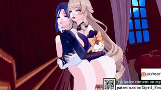 Futa Navia  Clorinde Hard Toonami goes on-lasts Futanari Genshin Impact