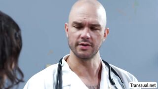 Sucking my hot Doctors dick and put inside my ass