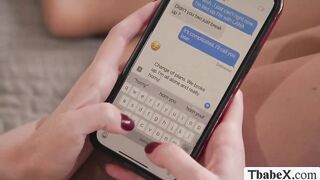 Bisexual couple invites shemale to have threesome