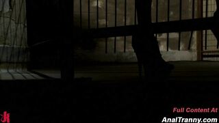 Hot Shemale Mistress Fucks Slave