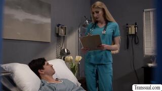 Giving my handsome patients a blowjob medicine