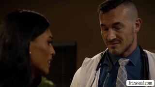 Seducing my handsome doctor to fuck my butthole