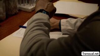 Fucking my horny TS patient late at night