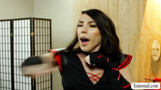 Fake karate Master get banged by black belt TS