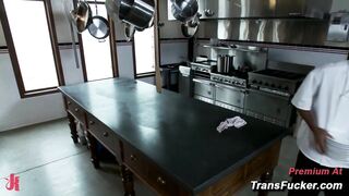 Jessica Host Fucks Kurt Connors Hard In Top Chef Ts Cock Challenge Scene