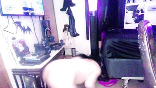 Submissive goth trannie Miley Morgan loves humiliation