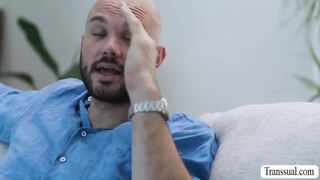 Cock hungry white TS Gracie Jane gets analed