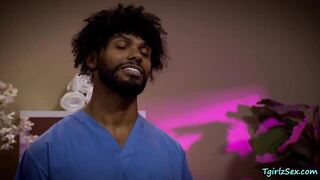 Shemale Massage Turns Into Passion